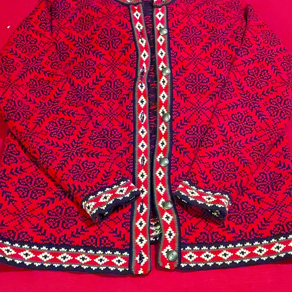 Ladies Vintage Ll Bean Holiday Sweater